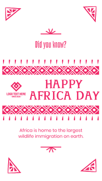 Decorative Africa Day Facebook story Image Preview