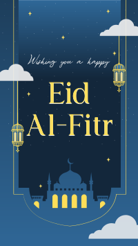 Mosque Eid Al Fitr Instagram Reel Design