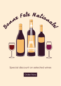 Bastille Day Wine Flyer Image Preview