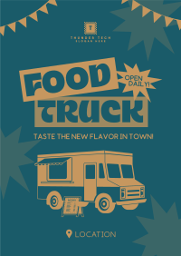 Playful Food Truck Festival Poster Image Preview