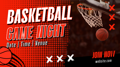 Basketball Game Night Facebook event cover Image Preview