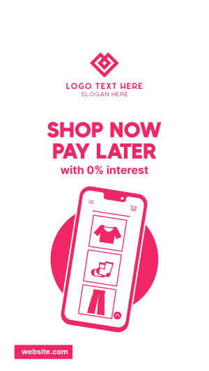 Shop and Pay Later Facebook story Image Preview