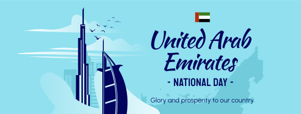 UAE National Day Facebook Cover Design Image Preview