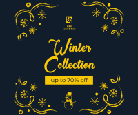 Winter Frame Offer Facebook Post Design