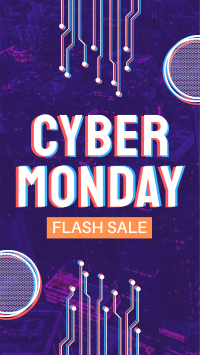 Cyber Monday Flash Sale Instagram story Image Preview