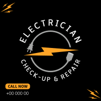 Professional Electrician Instagram post Image Preview