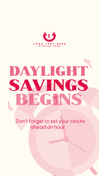 Playful Daylight Savings Instagram reel Image Preview