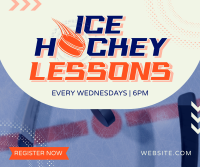 Ice Hockey Lessons Facebook Post Image Preview
