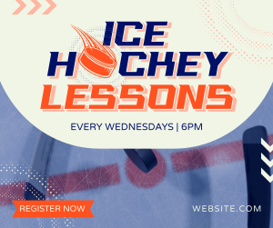 Ice Hockey Lessons Facebook post Image Preview