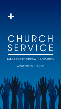 Church Worship Instagram reel Image Preview