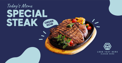 Todays Menu Steak Facebook Ad Image Preview