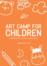 Art Camp for Kids Flyer Image Preview