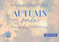 Special Autumn Sale  Postcard Image Preview