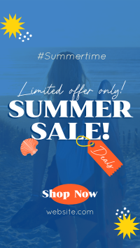 Tropical Summer Sale Instagram Reel Design