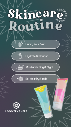 Y2K Skincare Routine Instagram Reel Image Preview