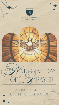 Elegant Day of Prayer Instagram Reel Image Preview