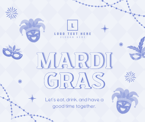 Mardi Gras Masquerade Facebook post Image Preview