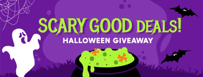 Trick Or Giveaway Facebook cover Image Preview