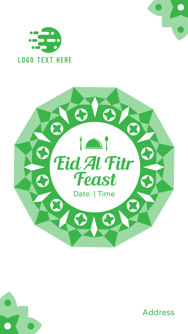 Eid Feast Celebration Instagram Story Design