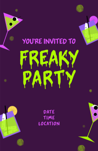 Freaky Party Invitation Preview