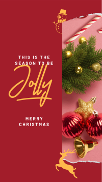 Jolly Christmas Instagram Story Design
