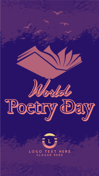 Happy Poetry Day Instagram reel Image Preview