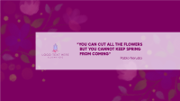 Spring Watercolor YouTube Banner Preview