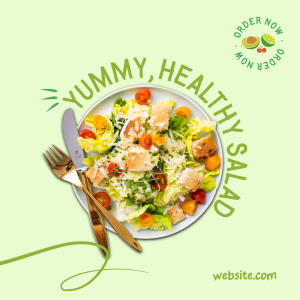 Clean Healthy Salad Instagram post Image Preview