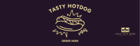 Tasty Hotdog Twitter header (cover) Image Preview