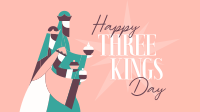 Happy Three Kings Facebook Event Cover Design
