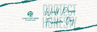 World Press Freedom Twitter header (cover) Image Preview