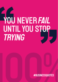 You Never Fail Poster Image Preview