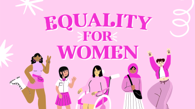 Pink Equality Facebook event cover Image Preview