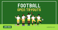 Try Outs are Open Facebook Ad Design