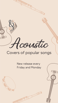 Acoustic Music Covers Facebook story Image Preview