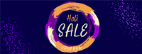 Holi Powder Explosion Sale Facebook Cover Design