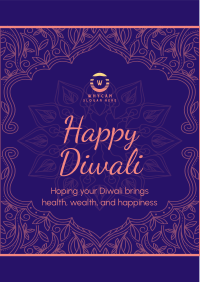 Fancy Diwali Greeting Flyer Image Preview