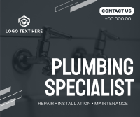Plumbing Specialist Facebook Post Design