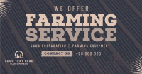 Trustworthy Farming Service Facebook Ad Design