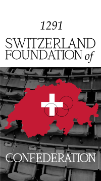 Switzerland Map Confederation Facebook Story Design