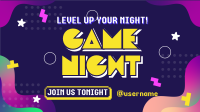 Techno Fun Game Night Animation Design