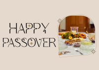 Passover Seder Plate Postcard Image Preview