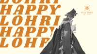 Vintage Retro Lohri Facebook Event Cover Image Preview