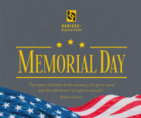 Modern Minimalist Memorial Day Facebook Post Image Preview
