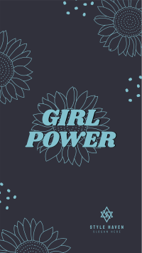 Girl Power Facebook story Image Preview