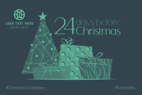 Fancy Christmas Countdown Pinterest Cover Design