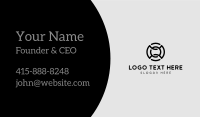 Half Circle Business Card Image Preview