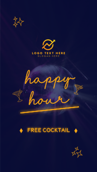 Cocktail Party Facebook Story Design