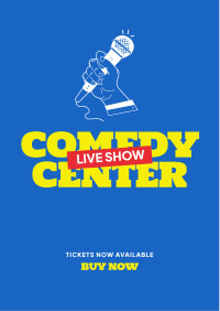 Comedy Center Flyer Design