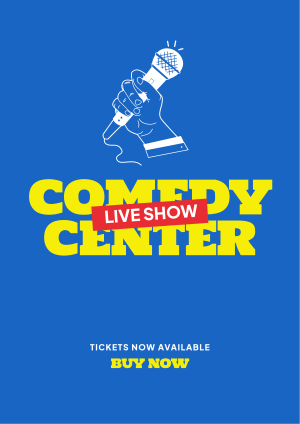 Comedy Center Flyer Image Preview